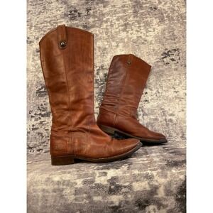 Frye Brown Leather Over the Knee Boots